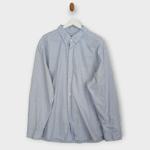 Vineyard Vines Shirt Men's 2X Blue White Check Classic Fit Murray Button Down